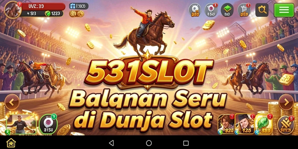 Tampilan gameplay balapan yang intens dan menarik di 531SLOT.