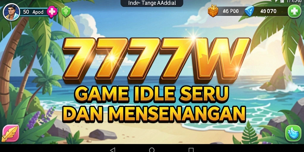 Screenshot gameplay 7777W yang menggambarkan aksi Idle.