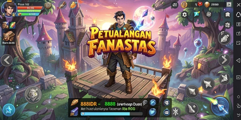 Gambaran gameplay RPG yang seru dan menantang.