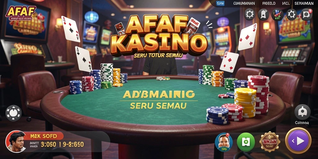 Tampilan gameplay menarik dalam AFAF, pengalaman Kasino yang seru.