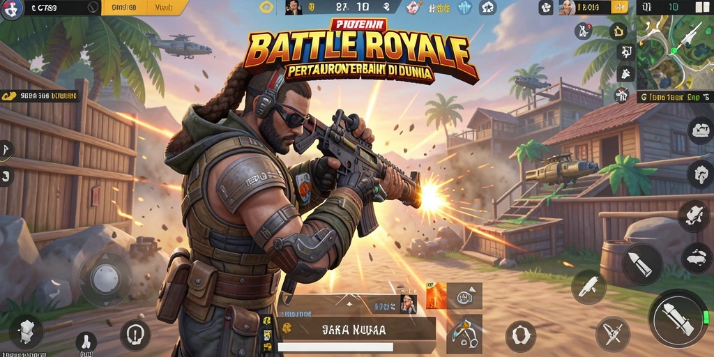 Screenshot gameplay C789 menampilkan aksi pertempuran seru dan strategi tim.