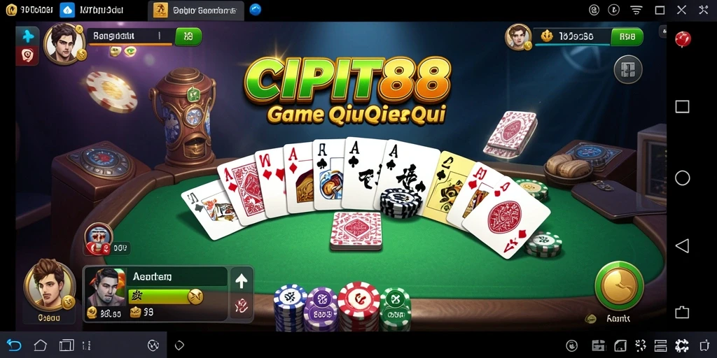 Screenshot gameplay QiuQiu yang menampilkan serunya permainan.