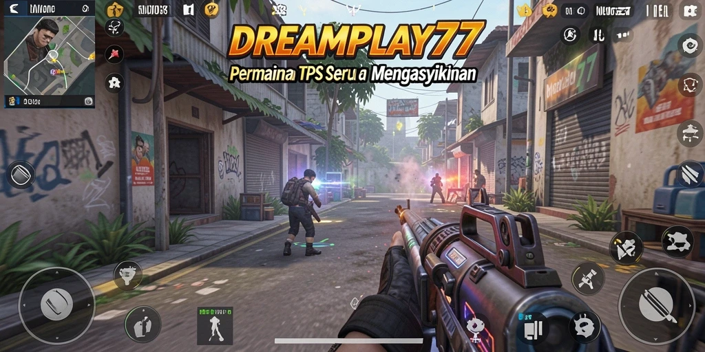 Tangkap momen aksi seru dari gameplay TPS DREAMPLAY77.