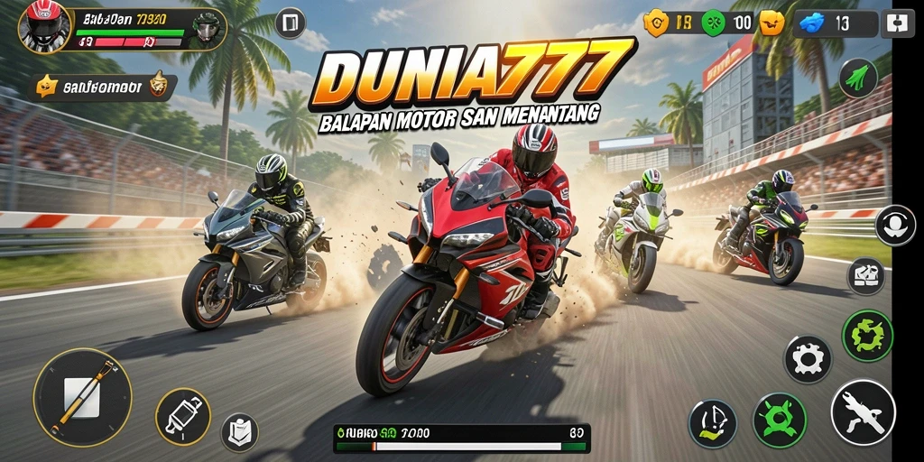 Tampilan gameplay DUNIA777 yang seru dan mendebarkan.