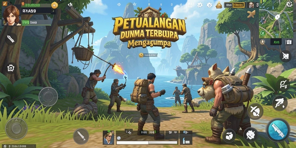 Tampilan gameplay FA99 yang menakjubkan dalam dunia terbuka.