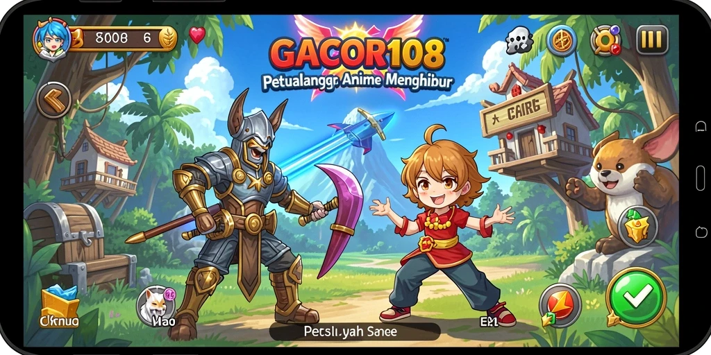 Tampilan menarik dari gameplay Anime yang seru dan dinamis.