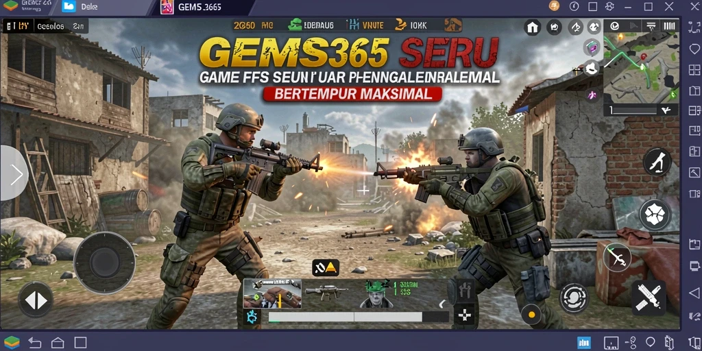 Gameplay seru GEMS365 dengan grafis FPS yang menawan.