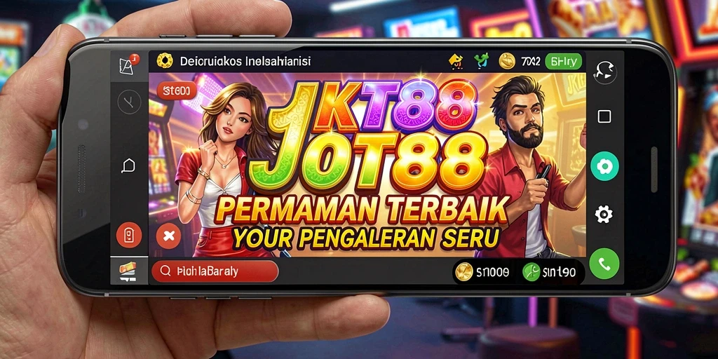 Screenshot utama JKT88 menampilkan gameplay Slot yang menarik dan penuh warna.