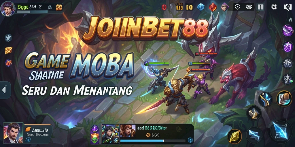 Gameplay seru JOINBET88 dengan aksi pertempuran yang mendebarkan.