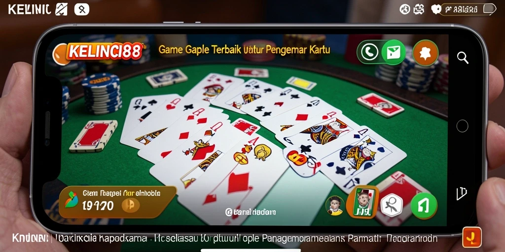 Tampilan gameplay seru dalam KELINCI88, nikmati pengalaman Gaple.