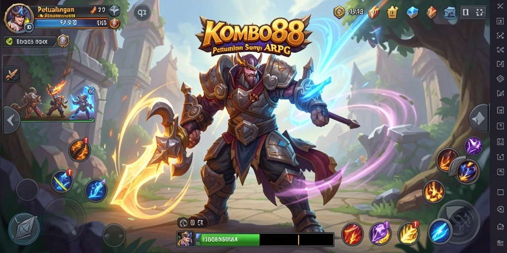 Tangkapan layar gameplay menarik dari petualangan ARPG KOMBO88.