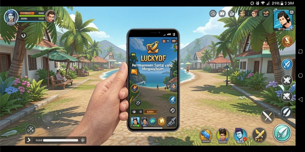 Tampilan gameplay seru dan menarik di LUCKYDF.