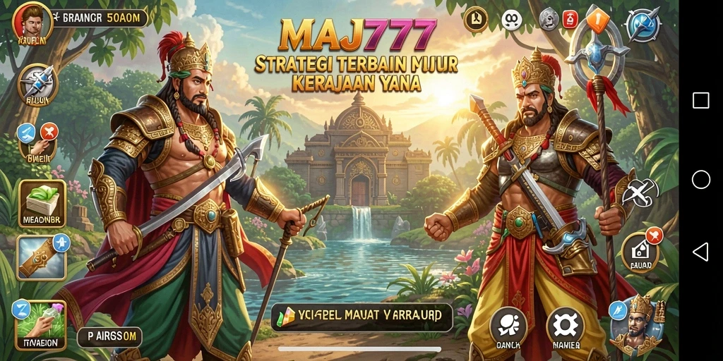 Tampilan gameplay dinamis dan menarik dari MAJ777 dengan berbagai aksi strategi.