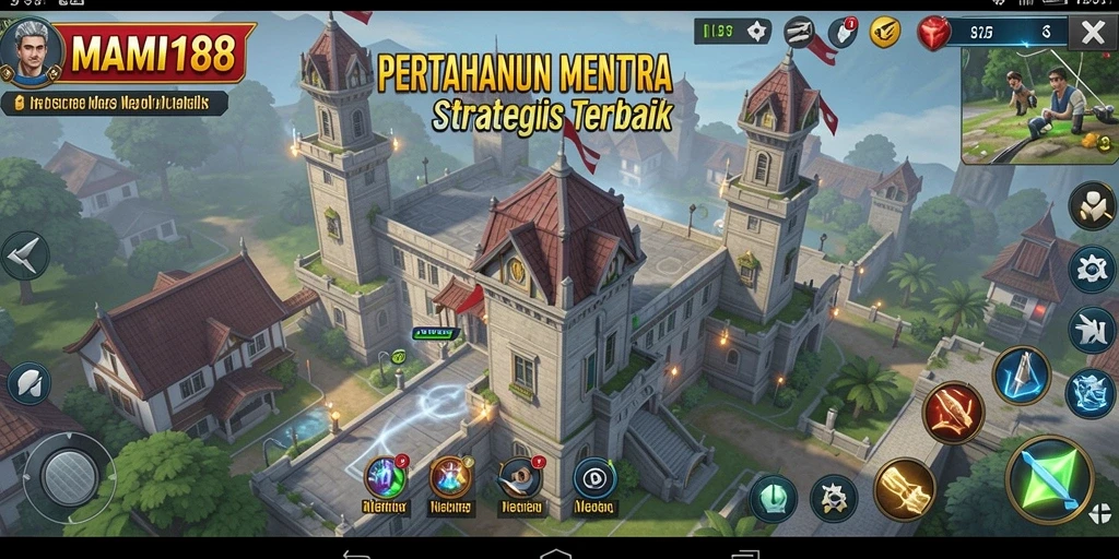 Gameplay menegangkan dalam MAMI188 Tower Defense.