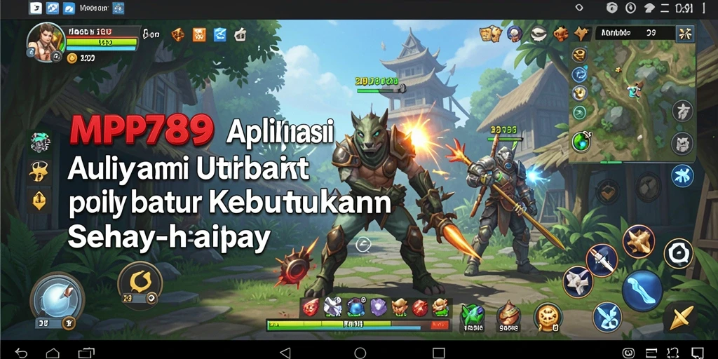 Tampilan utama MVP789 dengan fitur-fitur utilitas yang praktis.