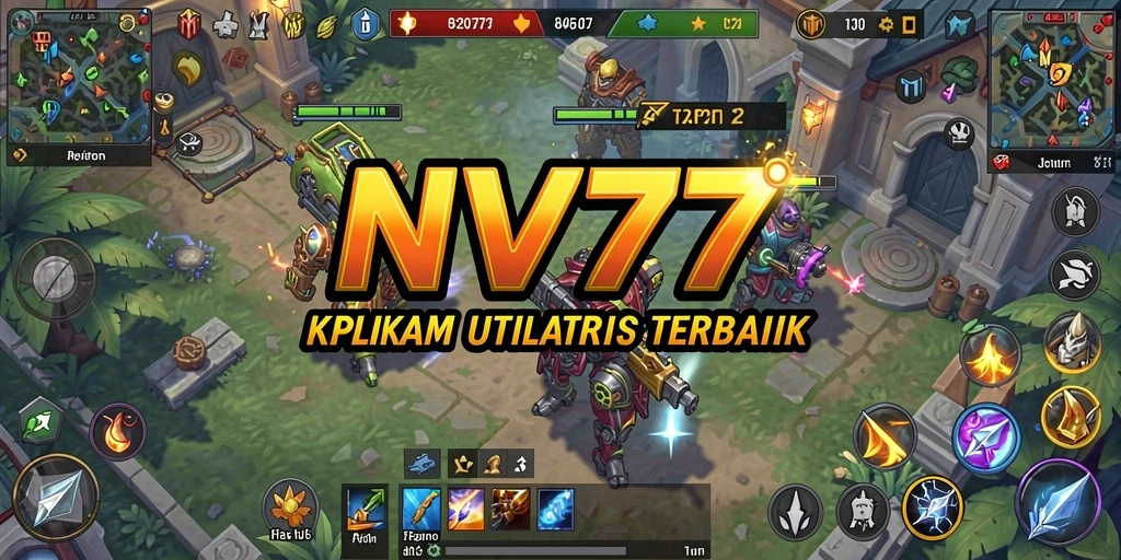 Tampilan antarmuka NV77 yang sederhana dan menarik untuk aplikasi Utility.