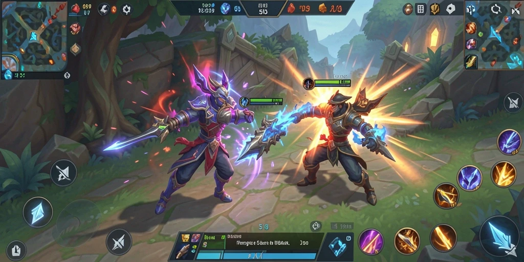 Tangkapan layar dari gameplay S13 yang menunjukkan aksi pertarungan seru.