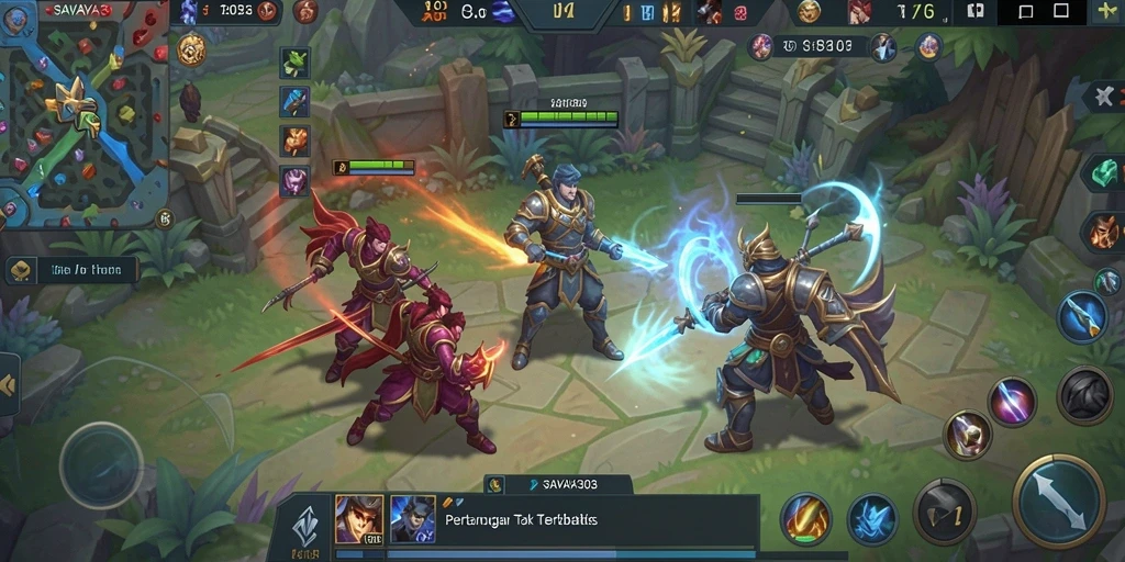 Tampilan gameplay SAVAYA303 yang dinamis dan penuh warna.