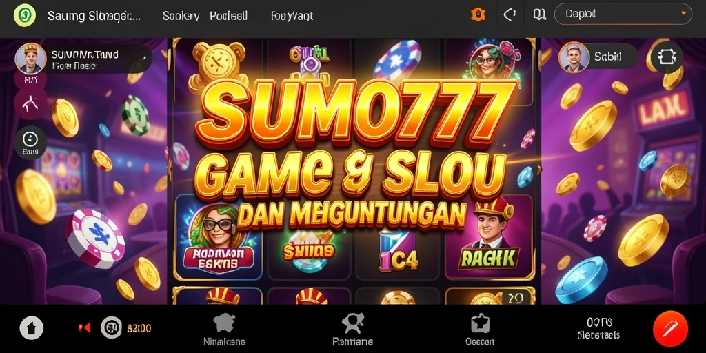 Tampilan gameplay slot SUMO777 yang menarik dan penuh warna.