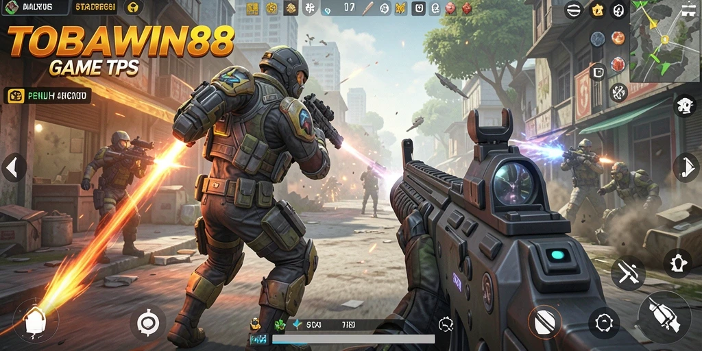 Gameplay seru TOBAWIN88 saat pertempuran berlangsung.