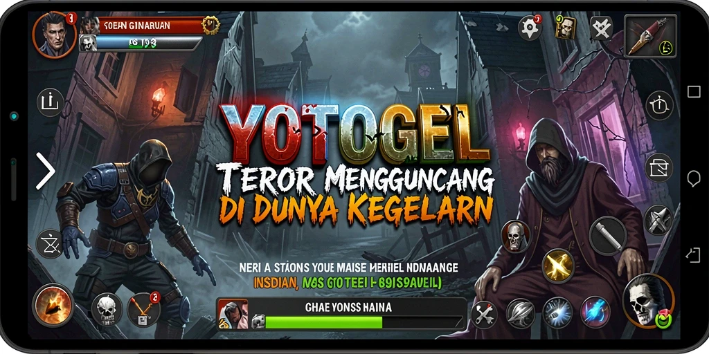 Gameplay menegangkan YOTOGEL menampilkan suasana horor yang mencekam.