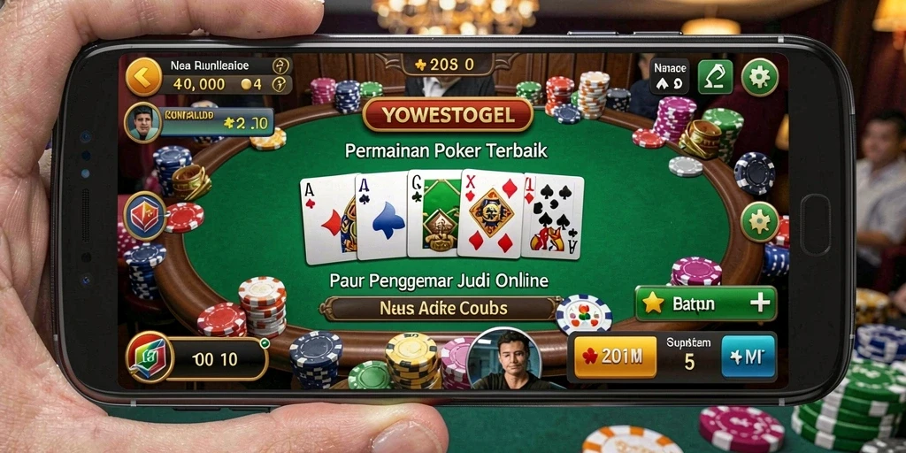 Tampilan gameplay seru dalam aplikasi YOWESTOGEL yang memukau.