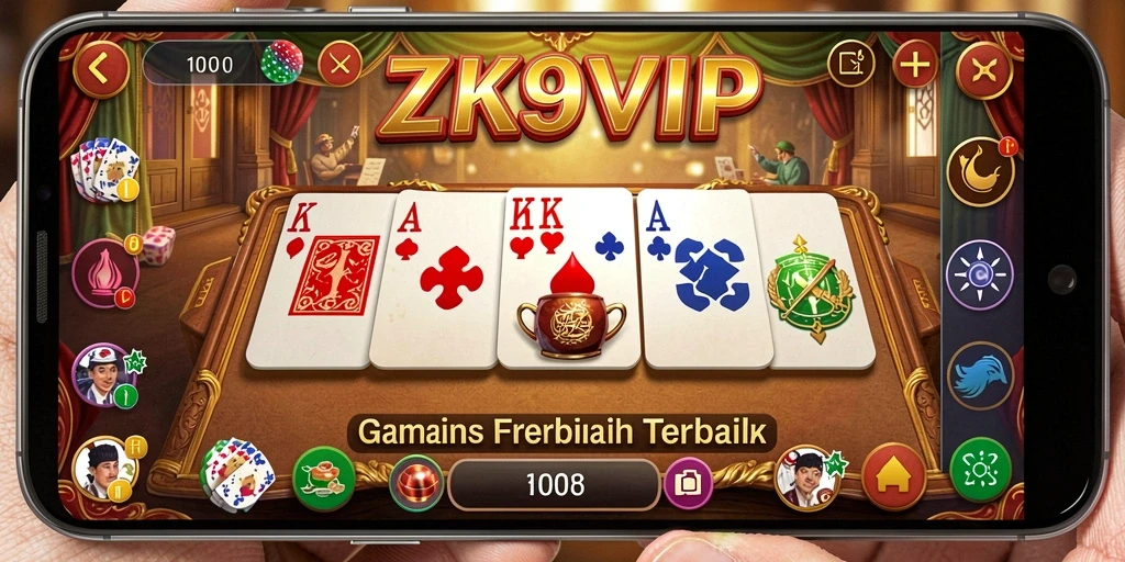Tampilan gameplay ZK9VIP yang menarik dan interaktif saat bermain Domino
